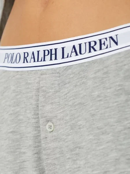 Ριγέ τοπ Polo Ralph Lauren με κέντημα μαύρο