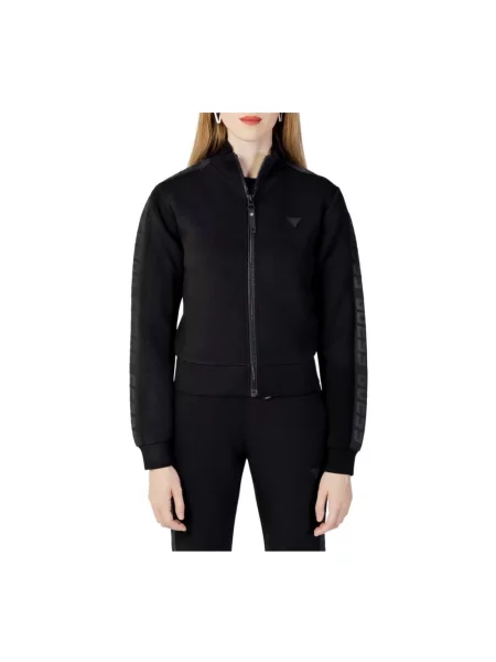 Bluza rozpinana z aplikacją z logo model ‘NEW ALLIE’ Guess czarna