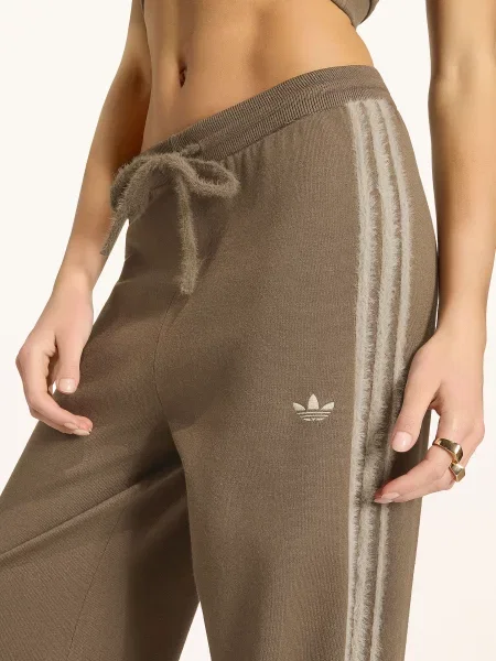 Adidas Originals Pletené Kalhoty Firebird / khaki hnědá