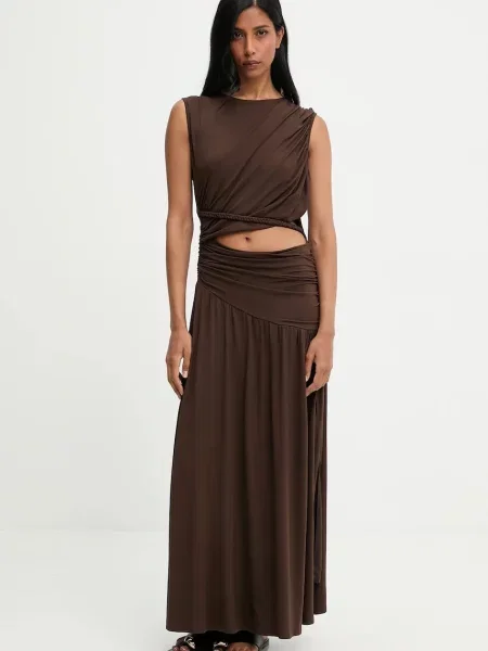 Answear.LAB rochie maxi evazati maro