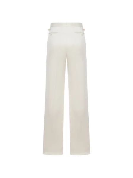 Pantaloni Tom Ford de mătase plisate