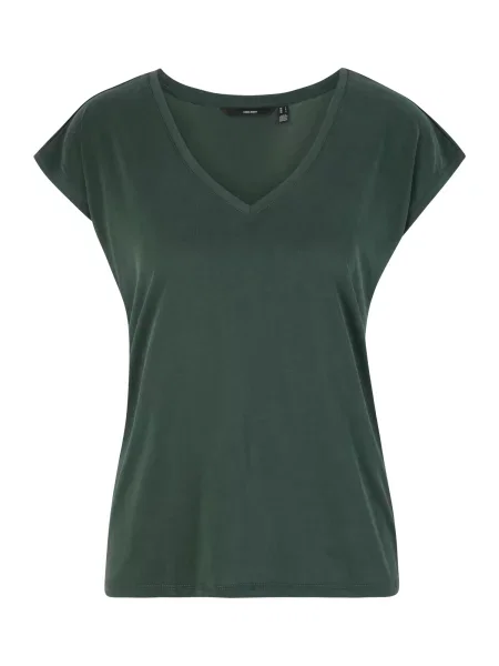 VERO MODA Tricou FILLI închis verde