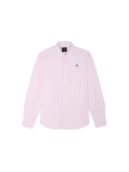 Scalpers Košile námořnická modř / růžová bílá