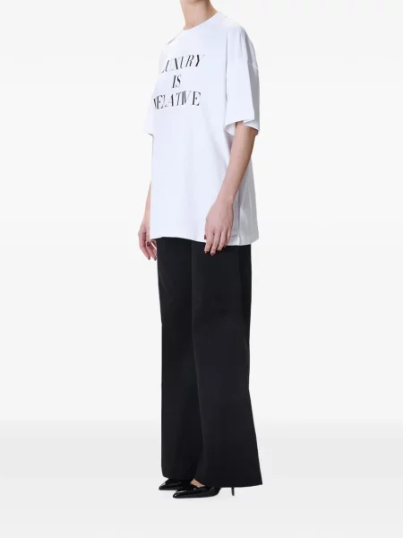Tricou Moschino cu imagine alb