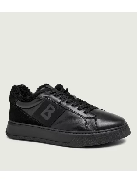 Bogner Teniși din piele Milan 21 A | piele întoarsă | shearling cu adaos de lână negru