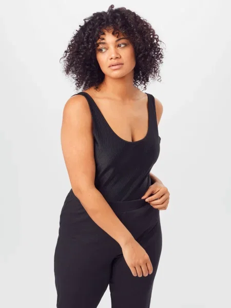 Urban Classics Košeľové body čierna