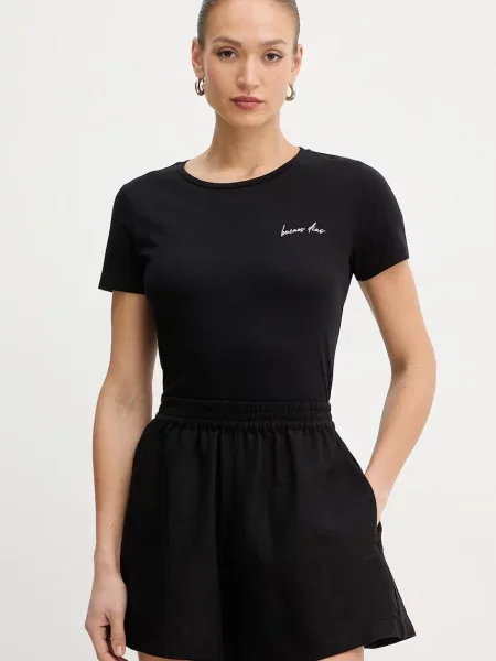 BOSS Orange t-shirt γυναικείο C Elove 4 μαύρο