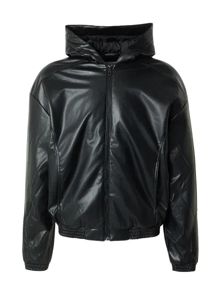 HOLLISTER Přechodná bunda černá