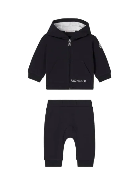 Gyerek kapucnis melegítő felső Moncler Enfant kék