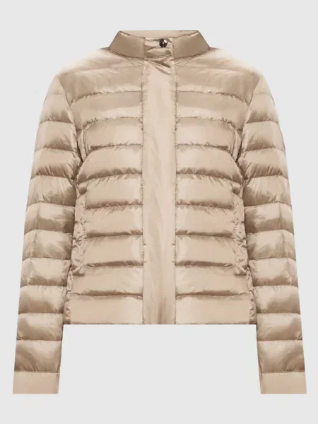 Пухова куртка Woolrich бежева