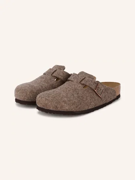 Birkenstock Pantofle Boston hnědá