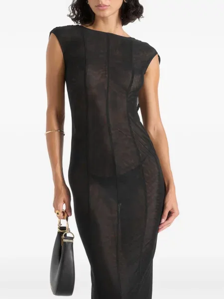 Rochie maxi Manière De Voir negru