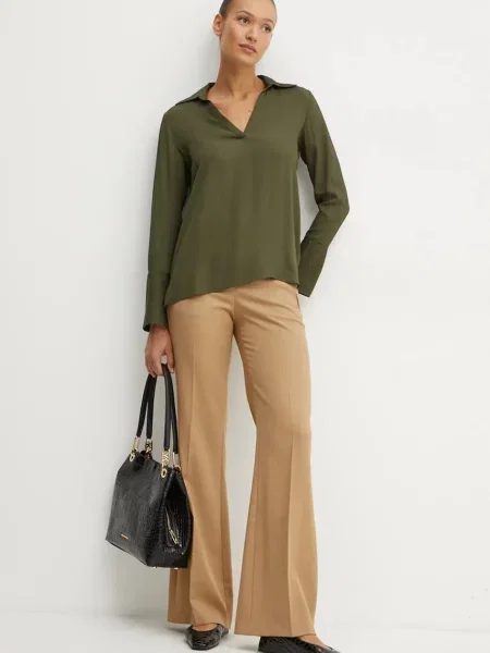 Блузка Silvian Heach REUTER однотонна зелений