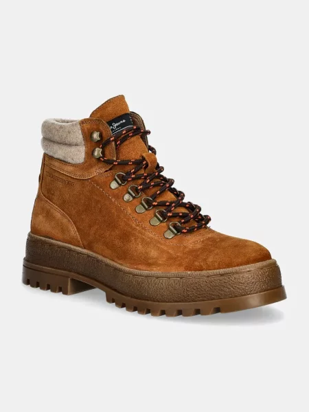 Buty Pepe Jeans Lincoln Hiking 44 brązowe