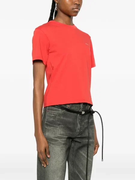 Tricou Low Classic cu decolteu rotund clasic roșu