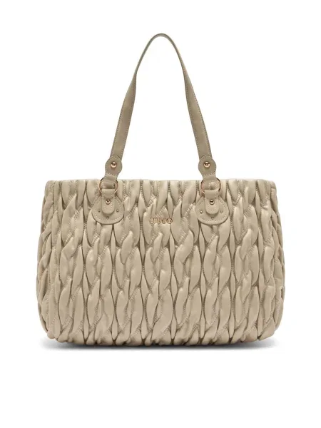 Geantă shopper Liu Jo bej