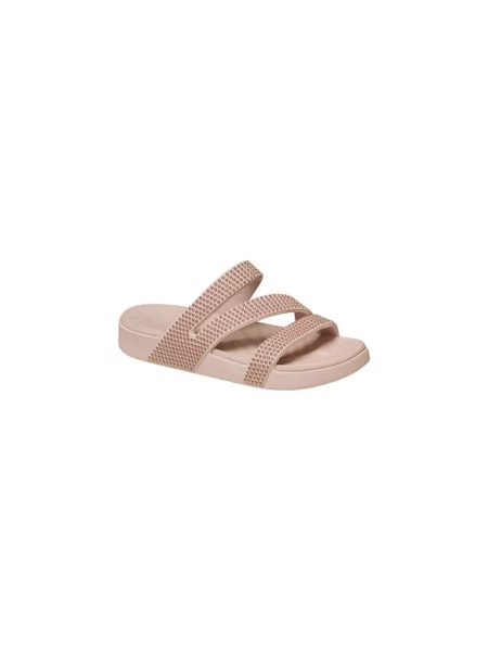 Šľapky Crocs s remienkami béžová