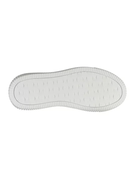 Trampki Calvin Klein skórzane z nadrukiem chunky czarne