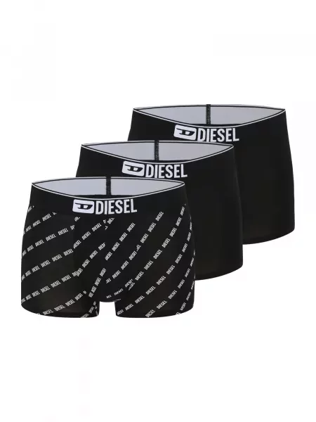 DIESEL Boxeri Damien negru alb