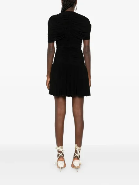 Rochie mini Magda Butrym plisată de costum negru