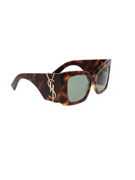 Okulary przeciwsłoneczne Saint Laurent brązowe