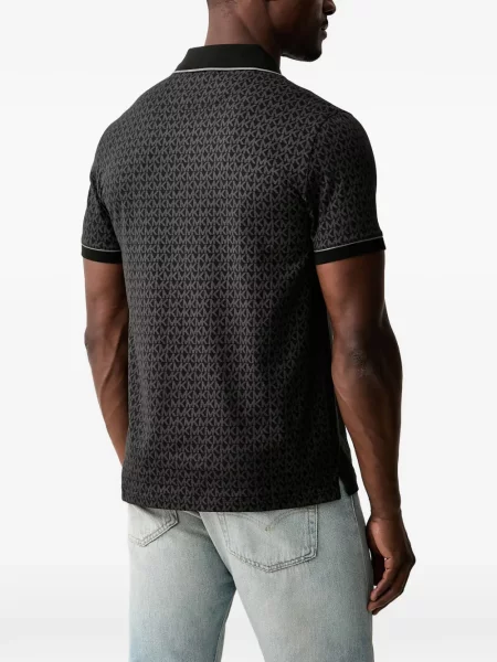 Polotričko Michael Kors jersey s autogramem černé