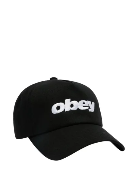 Șapcă Obey cu autograf negru