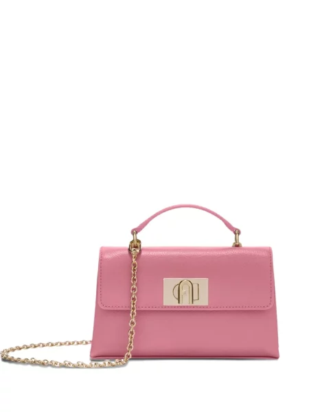 Mała mały torebka crossbody Furla różowa