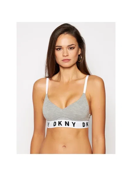 Бюстгальтер Dkny c пуш-ап серый