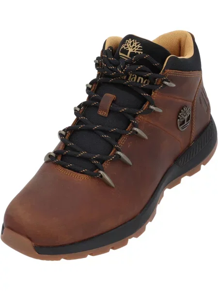 TIMBERLAND Μπότες με κορδόνια Sprint Trekker καφέ κάστανου μαύρο