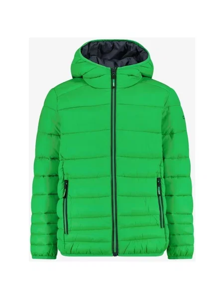 Kurtka z kapturem CMP Padded Feel-Warm Flock jaskrawozielony 4 zielona
