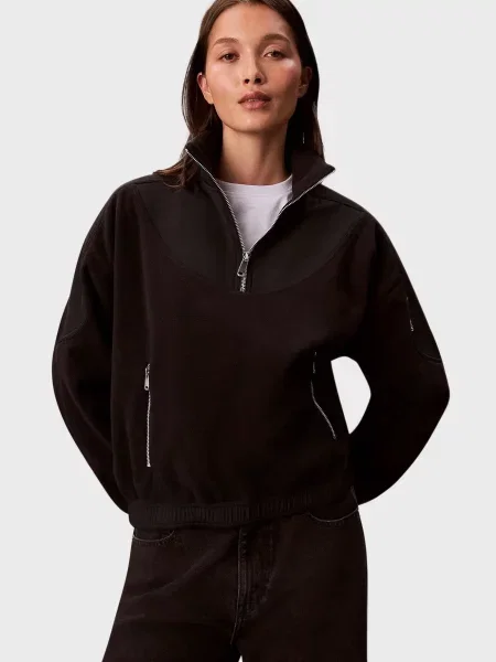 Спортивна кофта Calvin Klein Jeans чорна