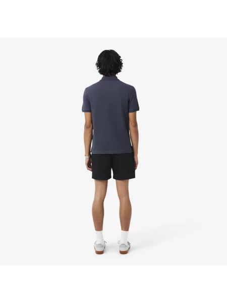 Lacoste Szorty Z Bawełny Stretch Regular Fit brązowy