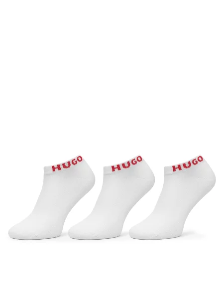 HUGO Čarape crvena bijela