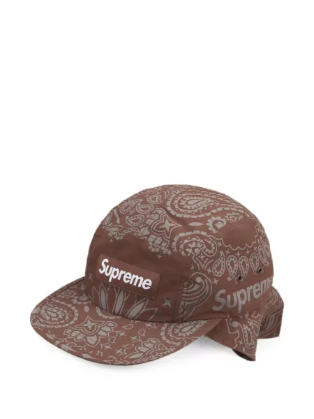 Șapcă Supreme cu imagine maro