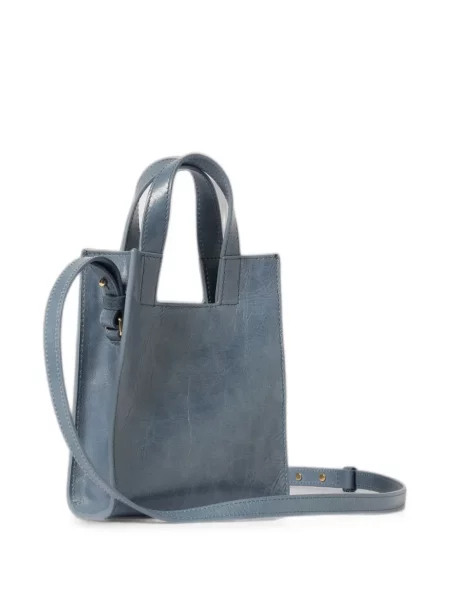 Geantă shopper Bally din piele albastru