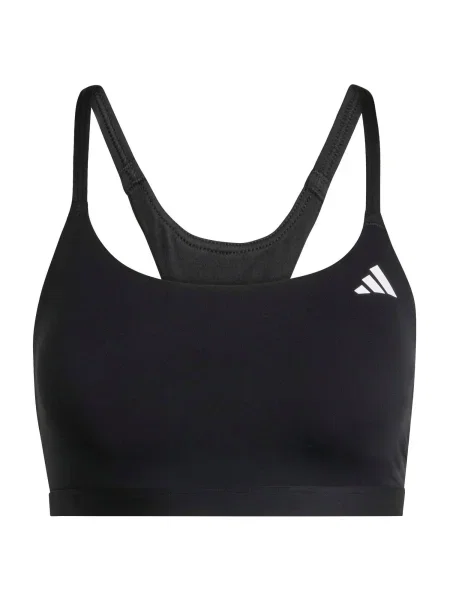 ADIDAS PERFORMANCE Sutien sport OPT ESS negru alb