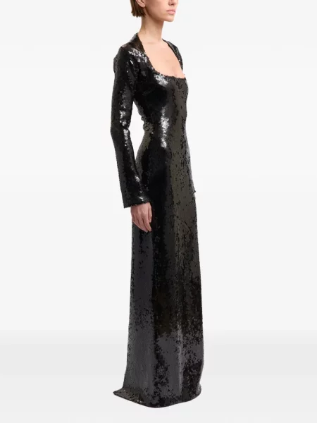 Rochie maxi 16arlington cu paiete negru
