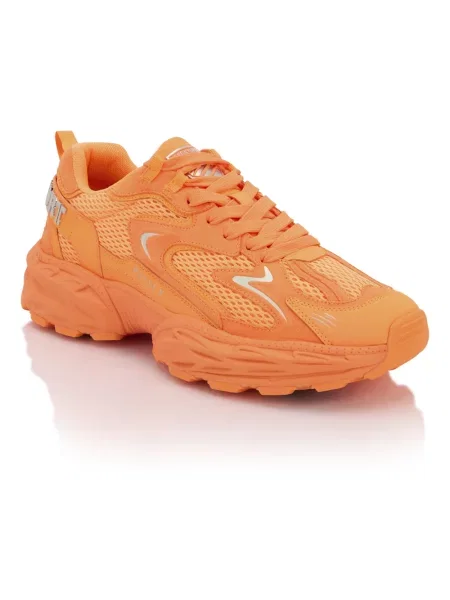 Sneakersy Plein Sport pomarańczowe