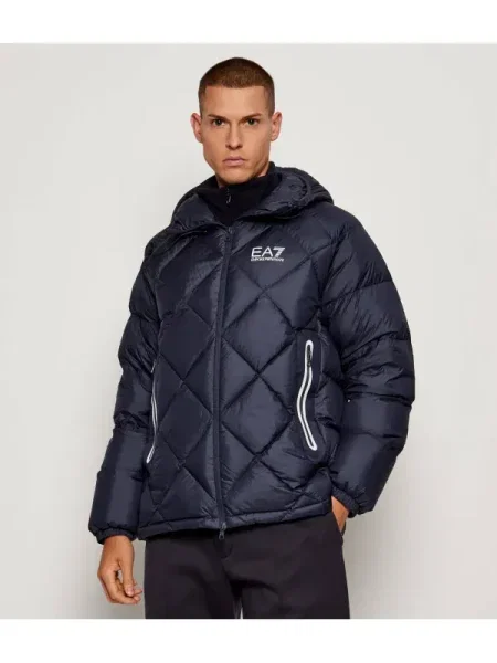 Emporio Armani Geacă din puf Bleumarin Modern Fit