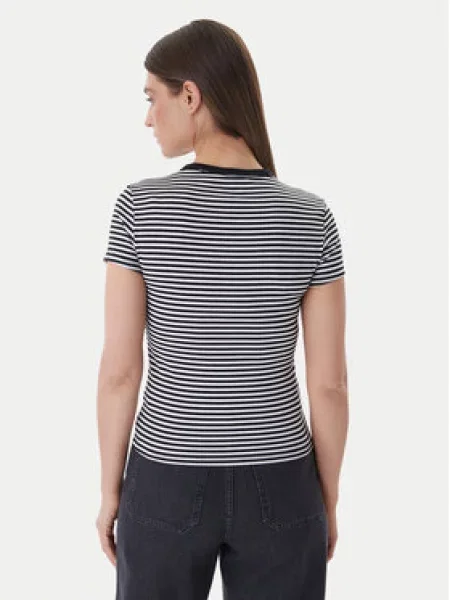 Tommy Jeans Majica ESSENTIAL črna bela