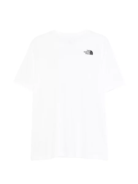 Scurt tricou The North Face cu autograf alb