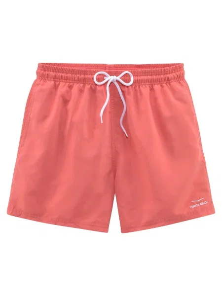 VENICE BEACH Plavecké šortky broskvová bílá