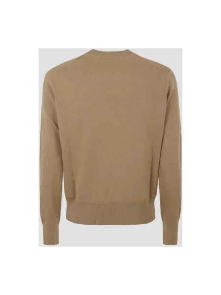 Sweter Ami Paris wełniany beżowy