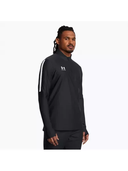 Bluza piłkarska Under Armour Challenger Pro Zip black / white czarna