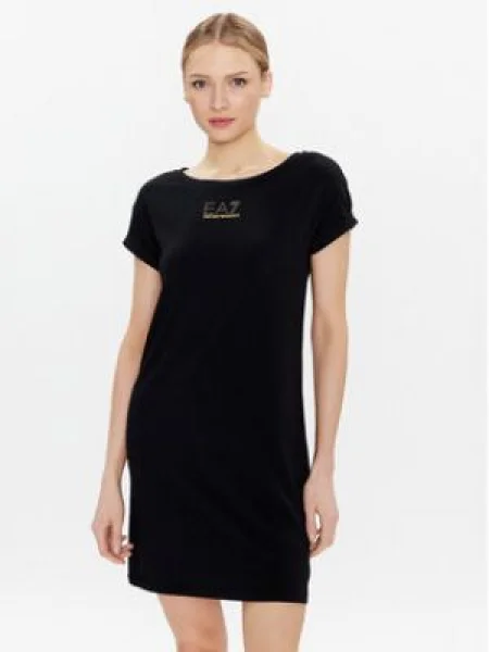 Emporio Armani Rochie de zi TJDQZ Regular Fit negru
