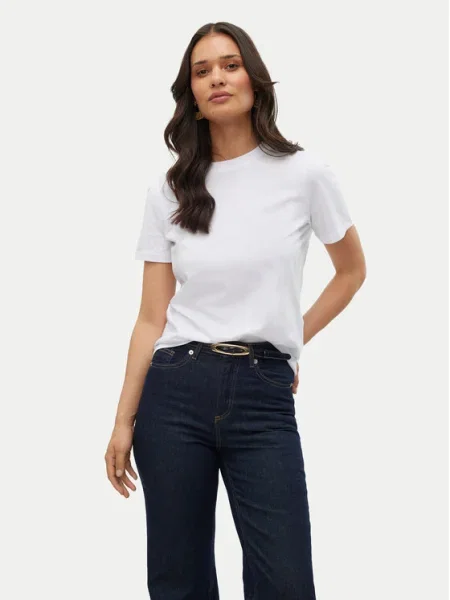 VERO MODA Tričko PAULINA' biela