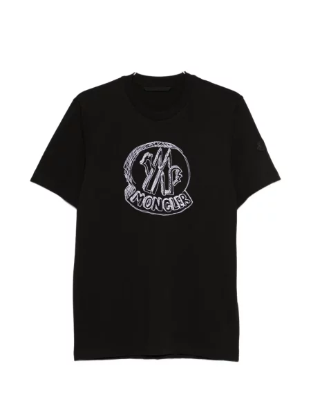 Tricou Moncler cu autograf negru