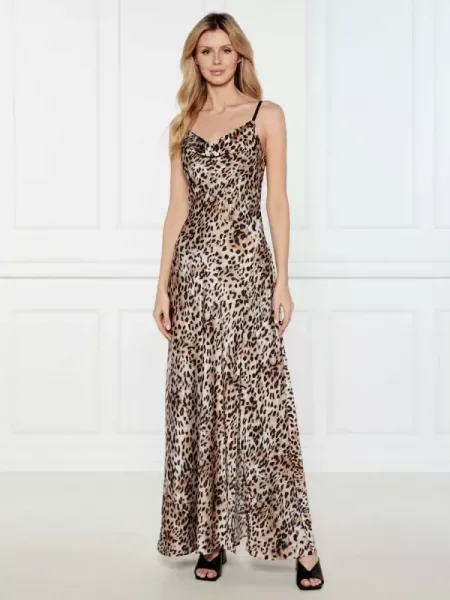 GUESS Rochie ADLE maro