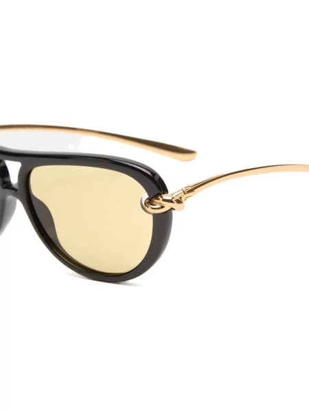 Okulary przeciwsłoneczne Bottega Veneta Eyewear czarne